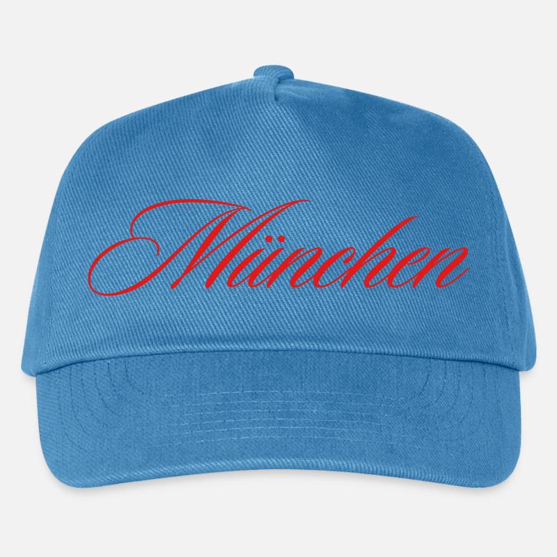 München  - Kinder Basecap - Pfauenblau