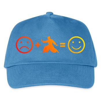 Selbstverteidigung Geschenk für ein Aikido-Schüler - Kinder Basecap - Pfauenblau - Vorne