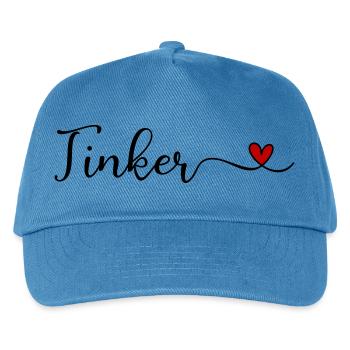 Tinker with heart - Kids’ Baseball Cap - peacock-blue - Front