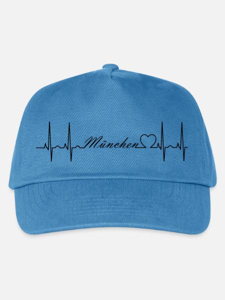 München - Kinder Basecap - Pfauenblau