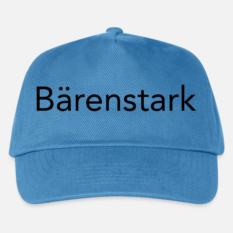 Bärenstark - Kinder Basecap - Pfauenblau
