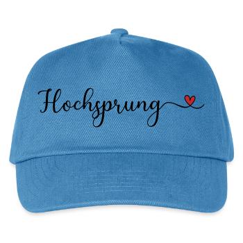 Hochsprung - Kinder Basecap - Pfauenblau - Vorne