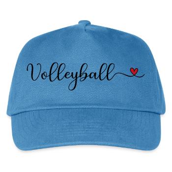 Volleyball - Kids’ Baseball Cap - peacock-blue - Front