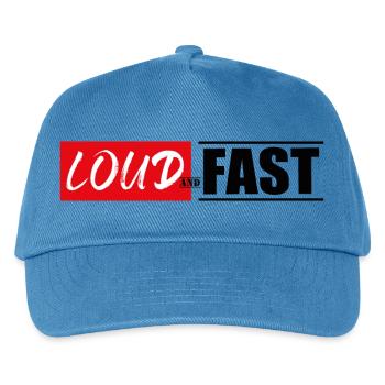 loud and fast tuner tuning screwdriver sticker shirt - Kids’ Baseball Cap - peacock-blue - Front