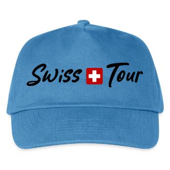 Vacances Swiss Tour Switzerland - Casquette de baseball Enfant - bleu paon - Devant