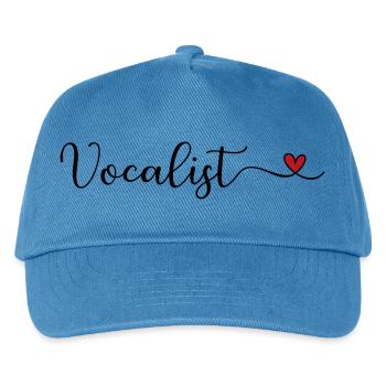 Sänger - Kinder Basecap - Pfauenblau - Vorne