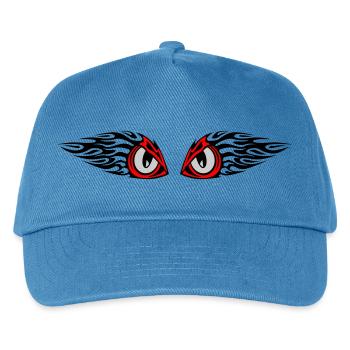 tribal eyes - Kinder Basecap - Pfauenblau - Vorne