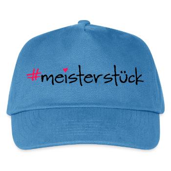 meisterstück - Kinder Basecap - Pfauenblau - Vorne