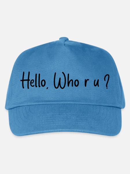Lustige Sprüche und Sarkastisch, Witzig, Lustig - Kinder Basecap - Pfauenblau