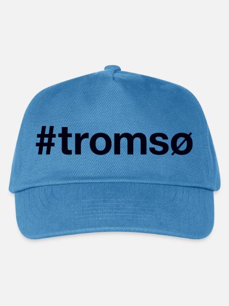 Tromso Norge Norway - Kinder Basecap - Pfauenblau
