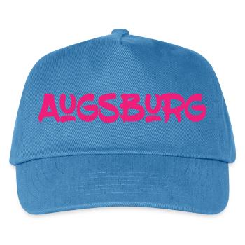 Augsburg - Bayern - Schwaben - Friedberg - Kinder Basecap - Pfauenblau - Vorne