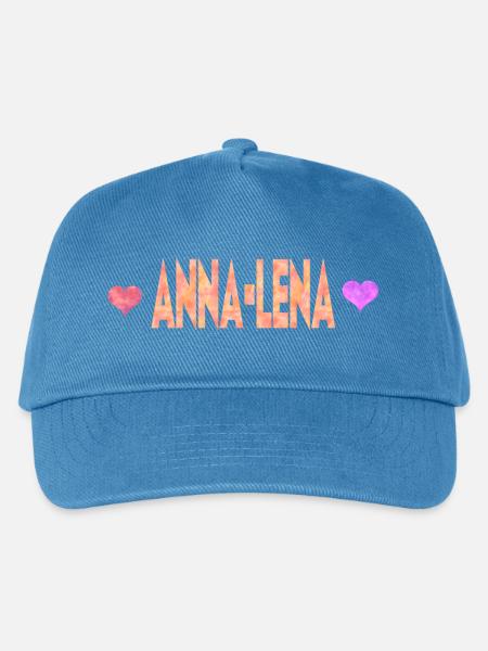 Anna-Lena - Kinder Basecap - Pfauenblau