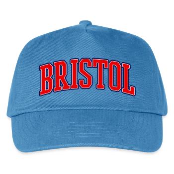 Bristol Varsity Lettering - Kids’ Baseball Cap - peacock-blue - Front