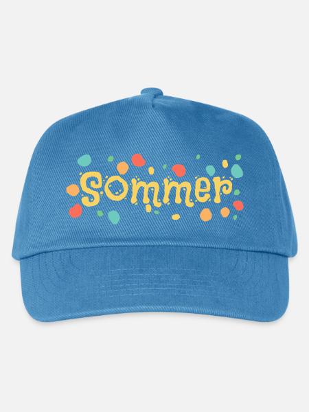 Sommer als Sommer - Kinder Basecap - Pfauenblau