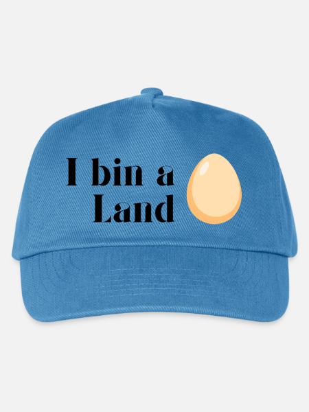 Ich bin ein Landei - Kinder Basecap - Pfauenblau