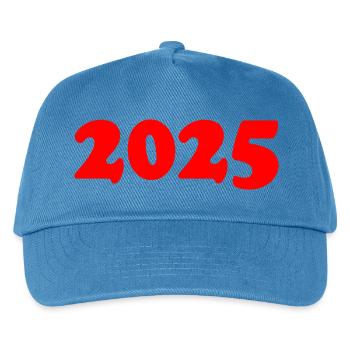2025 - Kinder Basecap - Pfauenblau - Vorne