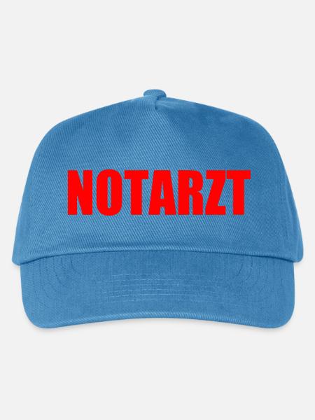 Notarzt - Kinder Basecap - Pfauenblau