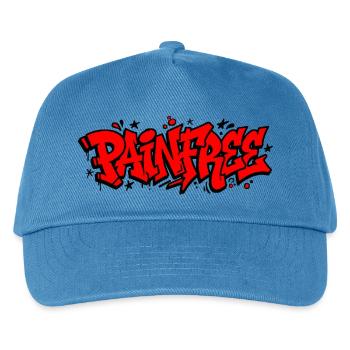 Graffiti Painter Schriftzug - Kinder Basecap - Pfauenblau - Vorne