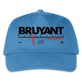 Bruyant  - Casquette de baseball Enfant - bleu paon - Devant
