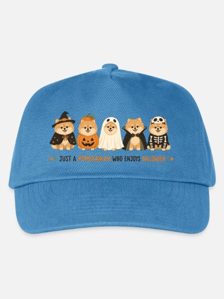 Pommersche Halloween-Crew - Kinder Basecap - Pfauenblau