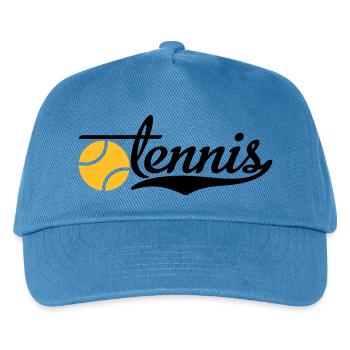 Tennis - Kinder Basecap - Pfauenblau - Vorne