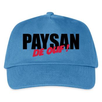 Paysan de ouf ! - Casquette de baseball Enfant - bleu paon - Devant