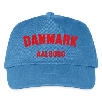 AALBORG Denmark Dänemark - Kinder Basecap - Pfauenblau - Vorne