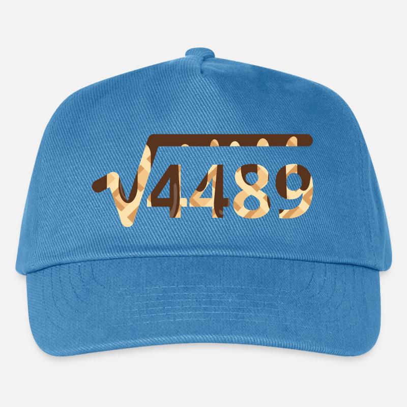 67 Meme Square - Kinder Basecap - Pfauenblau