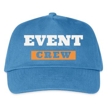 Event Crew Staff Team Event Helper Folder - Kids’ Baseball Cap - peacock-blue - Front