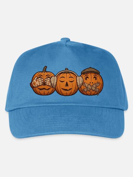 Trio der weisen Kürbisse - Kinder Basecap - Pfauenblau