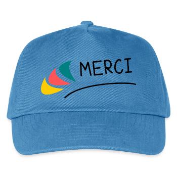GELIEBTE. VIELEN DANK. DANKE HERRIN - Kinder Basecap - Pfauenblau - Vorne