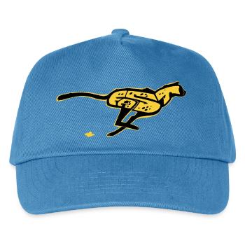 Schnelles, gezogenes Wort - Kinder Basecap - Pfauenblau - Vorne