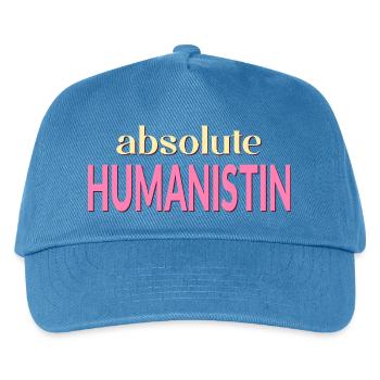 Humanismus Menschlichkeit - Kinder Basecap - Pfauenblau - Vorne