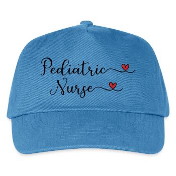 Kinderkrankenschwester - Kinder Basecap - Pfauenblau - Vorne