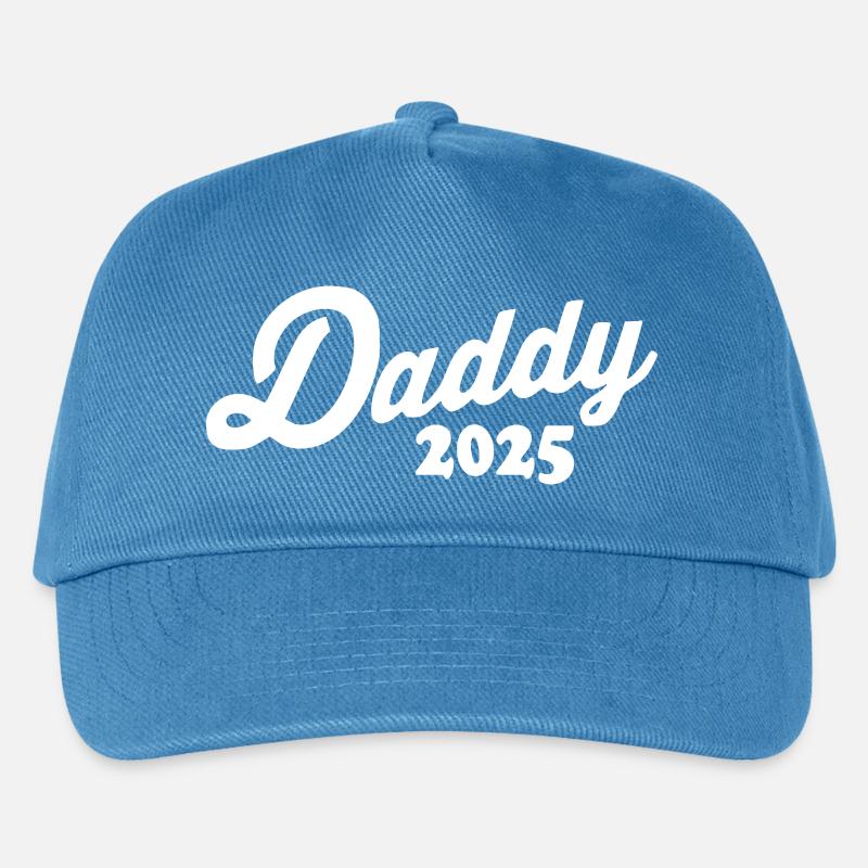 Daddy 2025 - Kinder Basecap - Pfauenblau