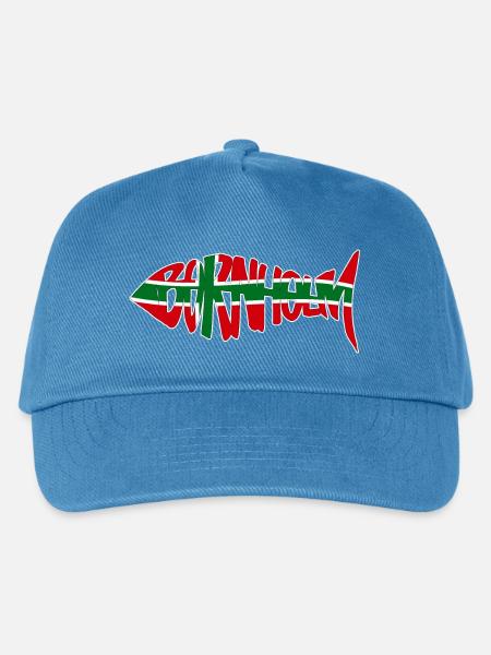 Bornholm Fisch Original - Kinder Basecap - Pfauenblau