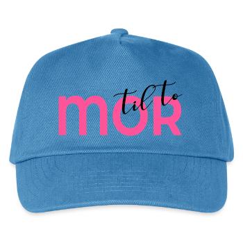 Mother of two - Kids’ Baseball Cap - peacock-blue - Front