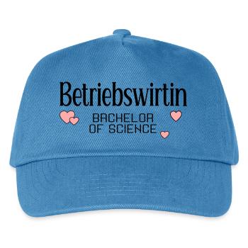 Studium Bachelor Betriebswirtin - Kinder Basecap - Pfauenblau - Vorne
