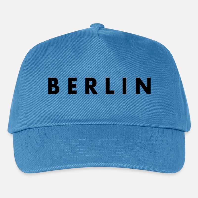 Berlin - Kinder Basecap - Pfauenblau