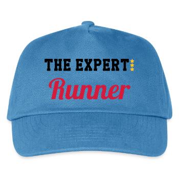 Laufen / Running / Jogging / Joggen / Marathon - Kinder Basecap - Pfauenblau - Vorne
