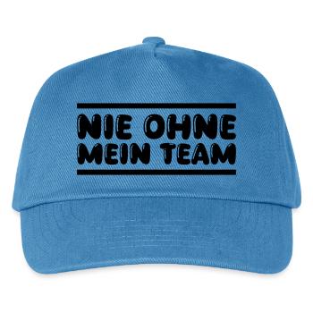 Team - Kids’ Baseball Cap - peacock-blue - Front
