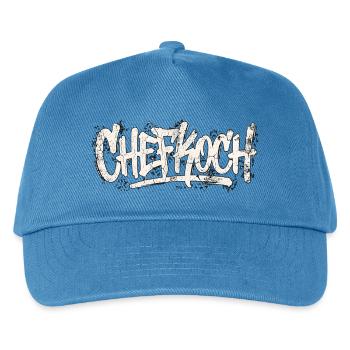 Chef Graffiti - Kids’ Baseball Cap - peacock-blue - Front