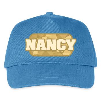 Nancy als Bio - Kinder Basecap - Pfauenblau - Vorne
