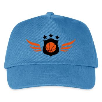 Basketball - Basket Ball - Game - Sport - Player - Kids’ Baseball Cap - peacock-blue - Front
