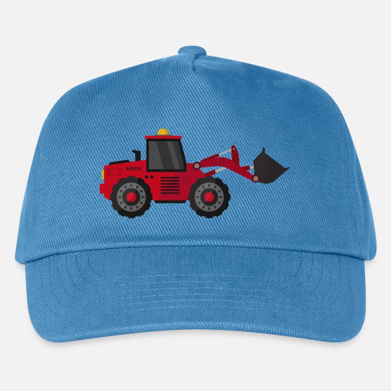 Bagger - Kinder Basecap - Pfauenblau