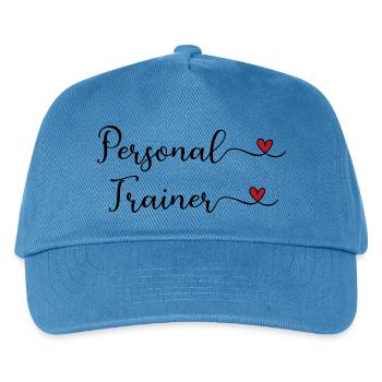 Personal Trainer - Kids’ Baseball Cap - peacock-blue - Front