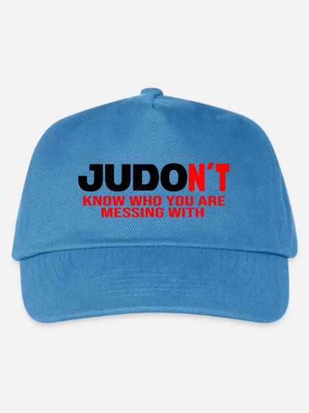 Judo Kampfsport-JUDO Judoka judomeister - Kinder Basecap - Pfauenblau
