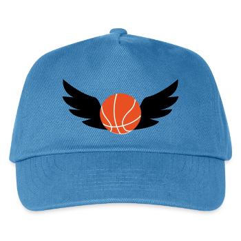 Basketball / Basketball / Basktet-Ball / Sport - Kinder Basecap - Pfauenblau - Vorne