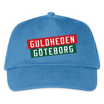 Guldheden Göteborg Striped Logo - Kids’ Baseball Cap - peacock-blue - Front