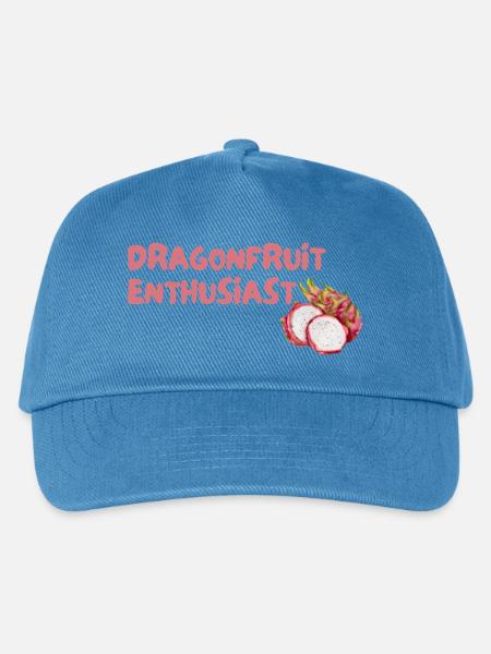 Drachenfrucht Enthusiast - Kinder Basecap - Pfauenblau